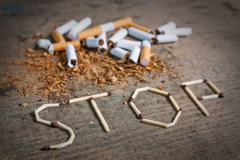 cigarettes and give up