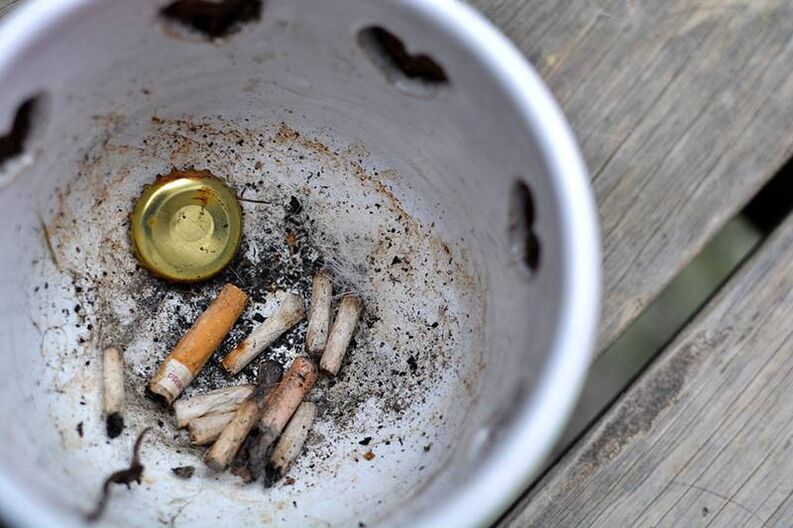 butts and changes in the body when quitting smoking
